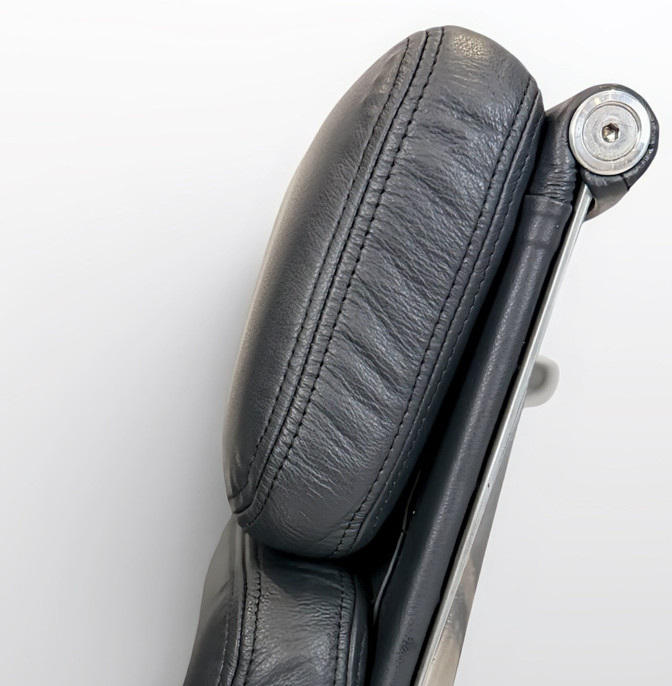 Eames for Herman Miller Soft Pad Management Chair – Charcoal Gray Leather