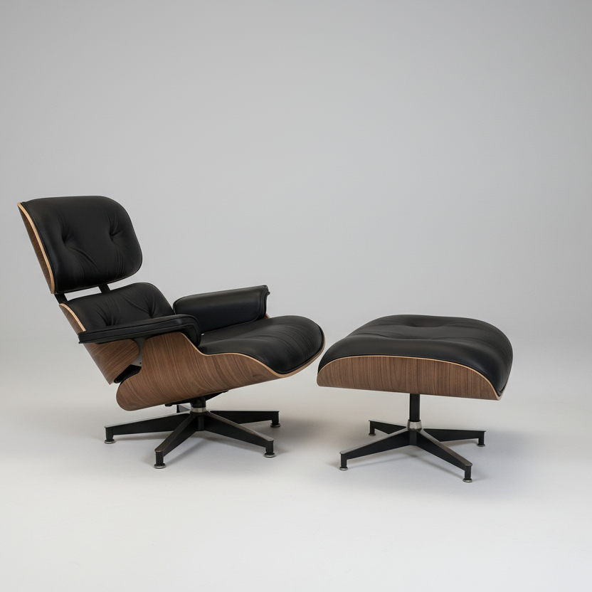 Eames Lounge Chair and Ottoman - TALL