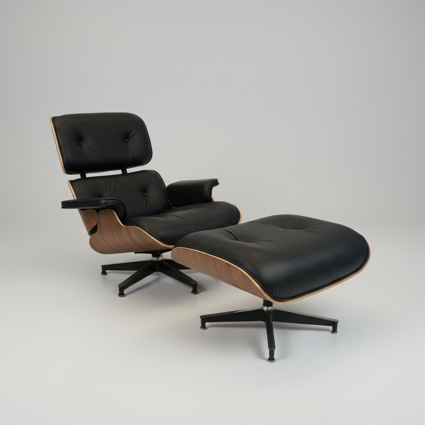 Eames Lounge Chair and Ottoman - TALL