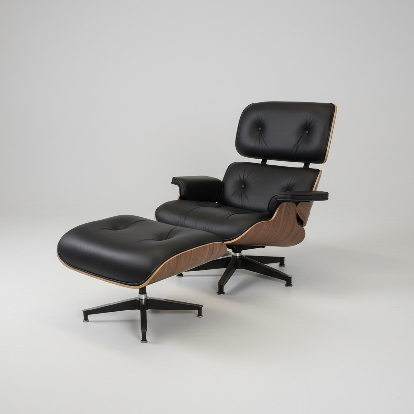 Eames Lounge Chair and Ottoman - TALL