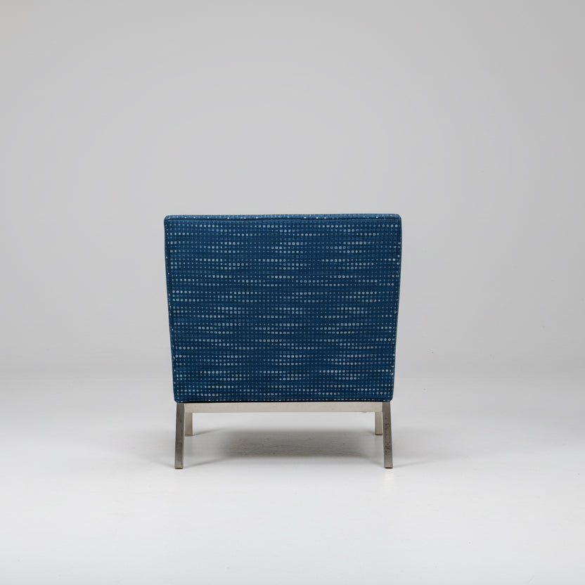 Pair Florence Knoll Slipper Lounge Chairs Knoll Associates 1970s