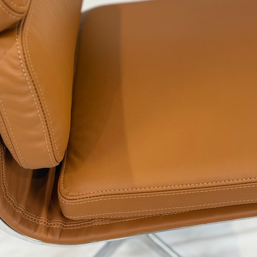 Set Of 3 Eames Aluminum Group Side Chairs