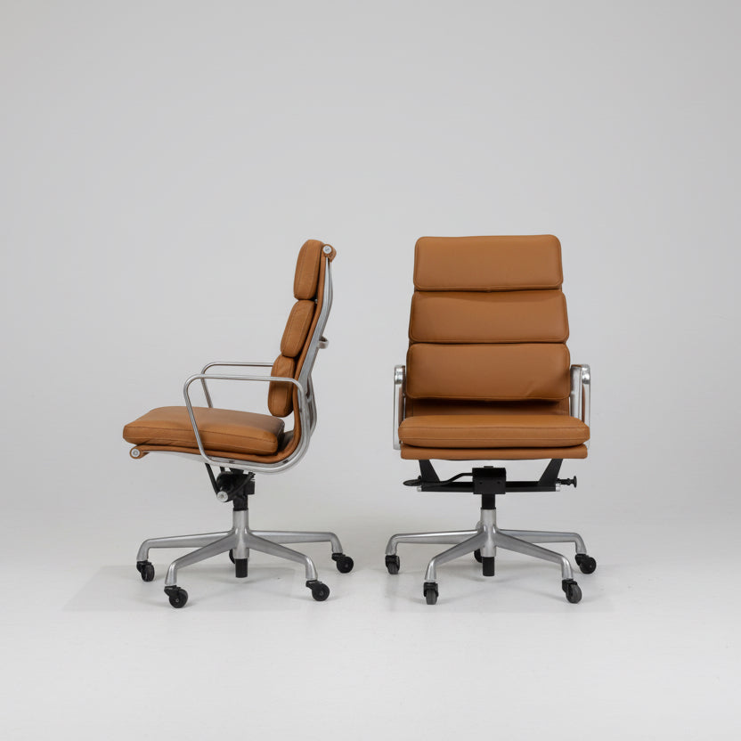 A Pair of  Eames Aluminum Group Executive Chairs