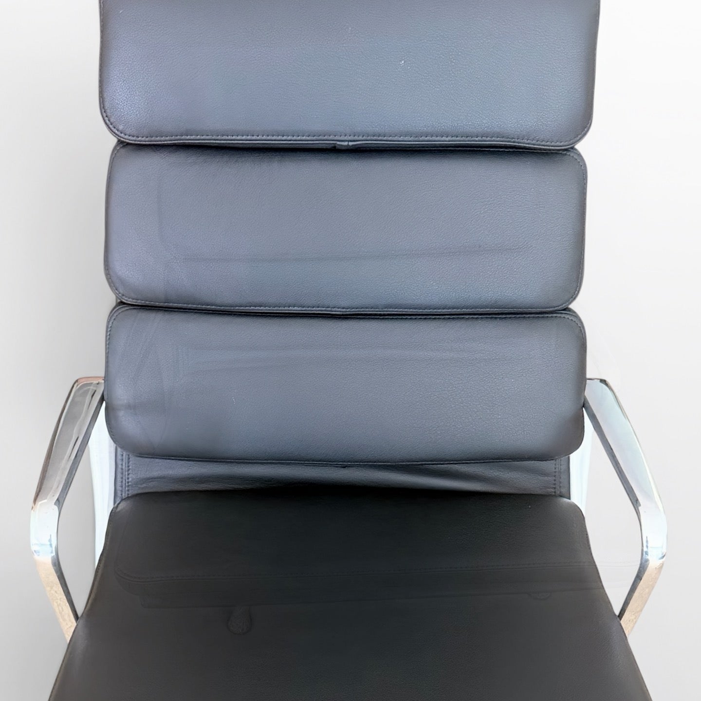 Eames Soft Pad Lounge Chair and Ottoman – Black Leather