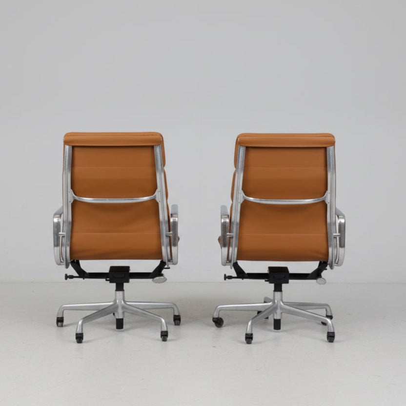 A Pair of  Eames Aluminum Group Executive Chairs