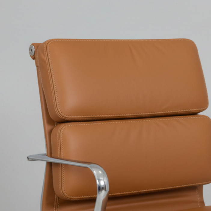 Pair Of Eames Aluminum Group Side Chairs