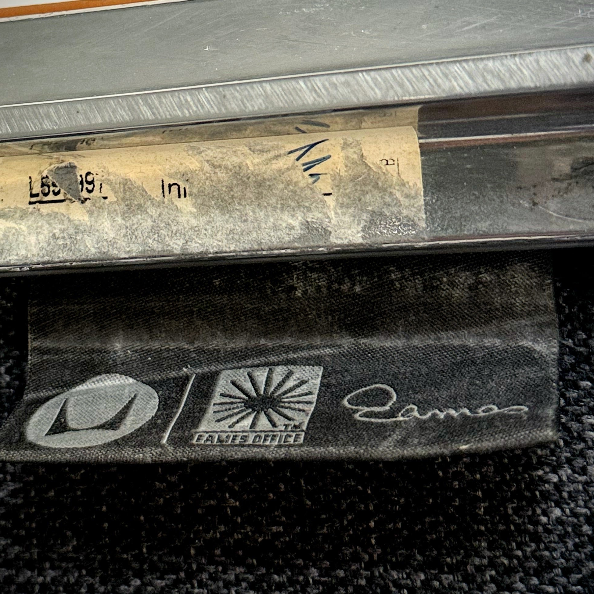 Set Of 5 Eames Aluminum Group Side Chairs