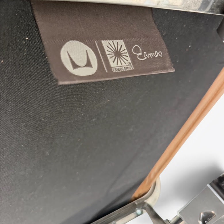 Eames for Herman Miller Aluminum Group Soft Pad Management Chair - Brown Leather